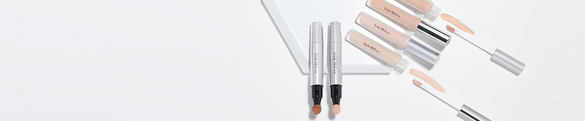 Brighten, correct, and blur dark spots and dark circles with Trish McEvoy's concealers