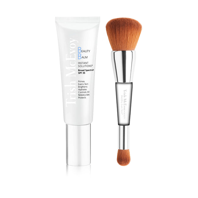 Instant Solutions® Beauty Balm SPF 35 & Brush 1 Even Skin® Wet/Dry Face Perfecter Duo