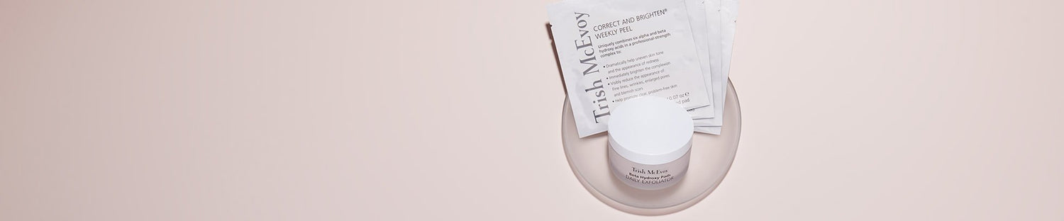 Boost your skincare routine with Trish's best selling collection of face masks and face peels.