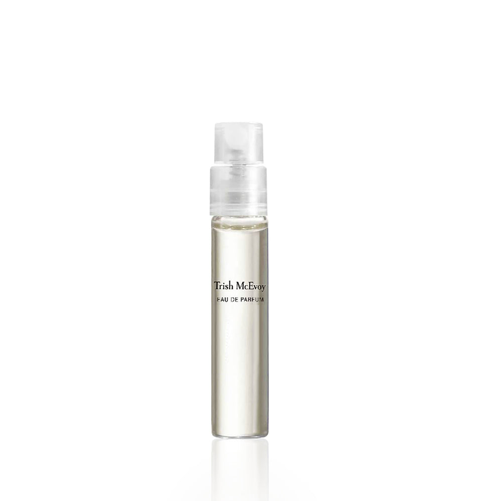 Trish McEvoy spritzer perfume bottle on a white background