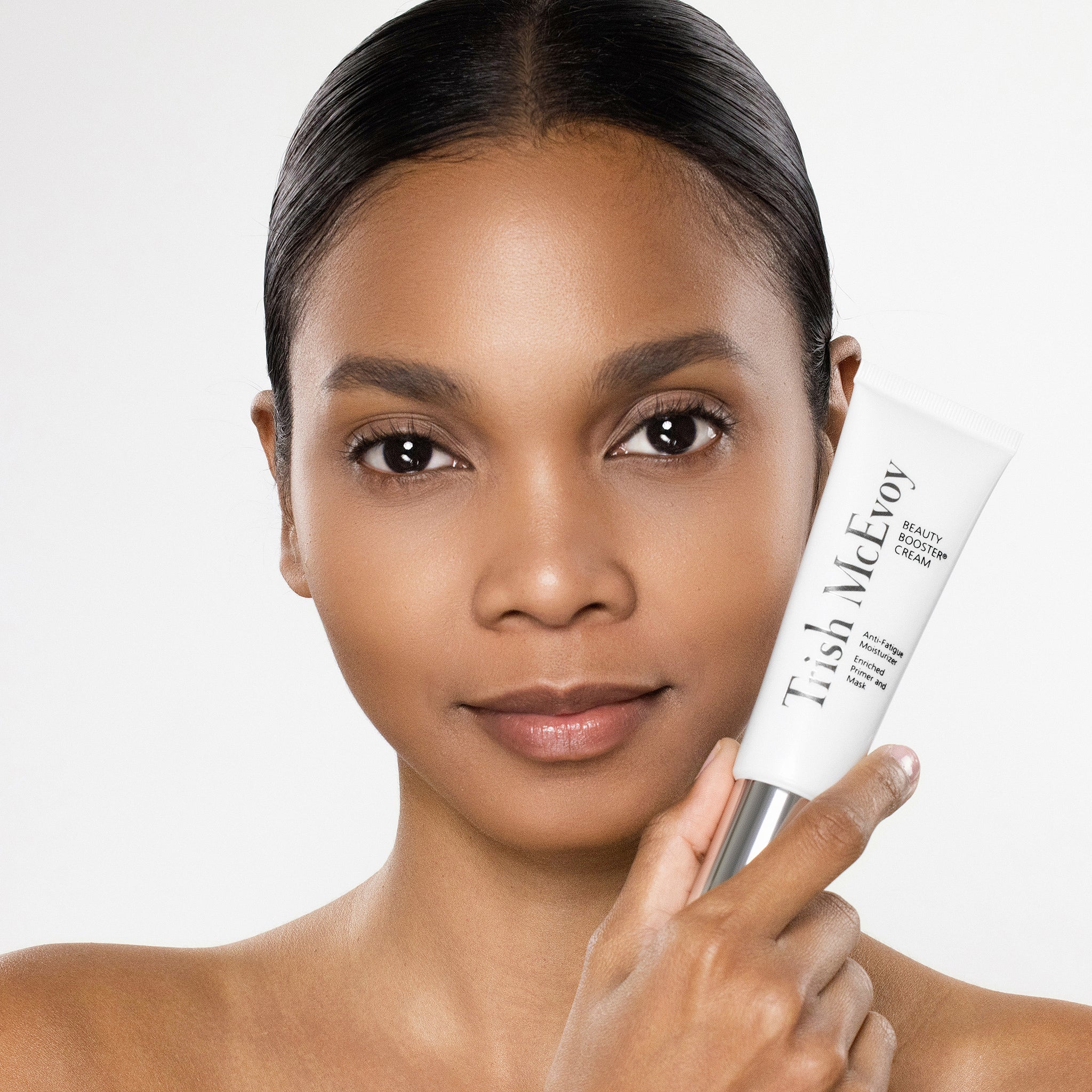 Model holding BB Cream