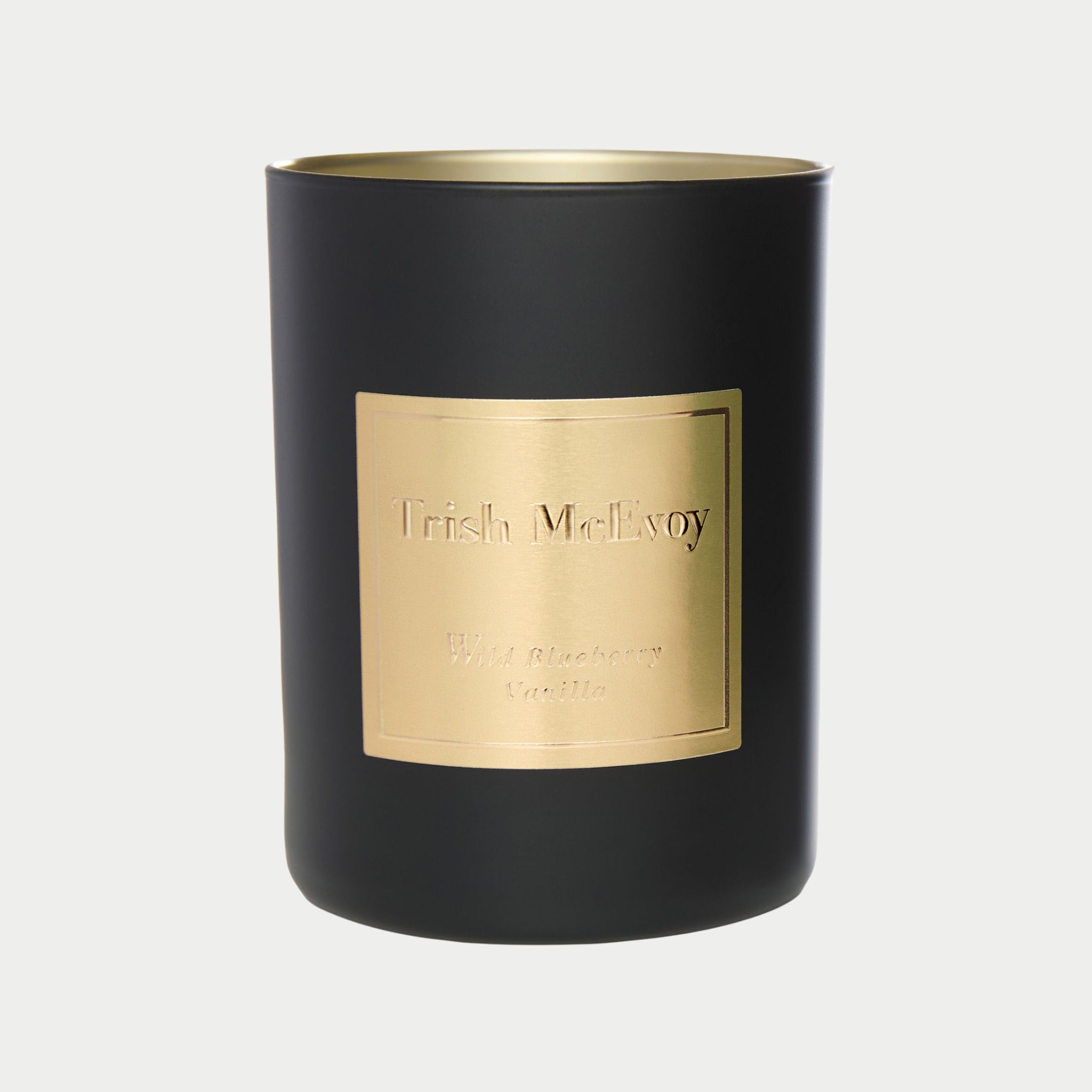 Black Wild Blueberry Vanilla Scented Candle