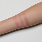 swatches on a person's arm with a light background