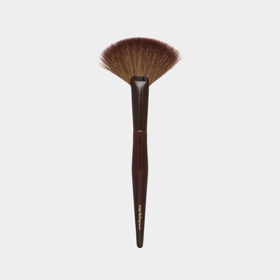 Fan Brush on grey background