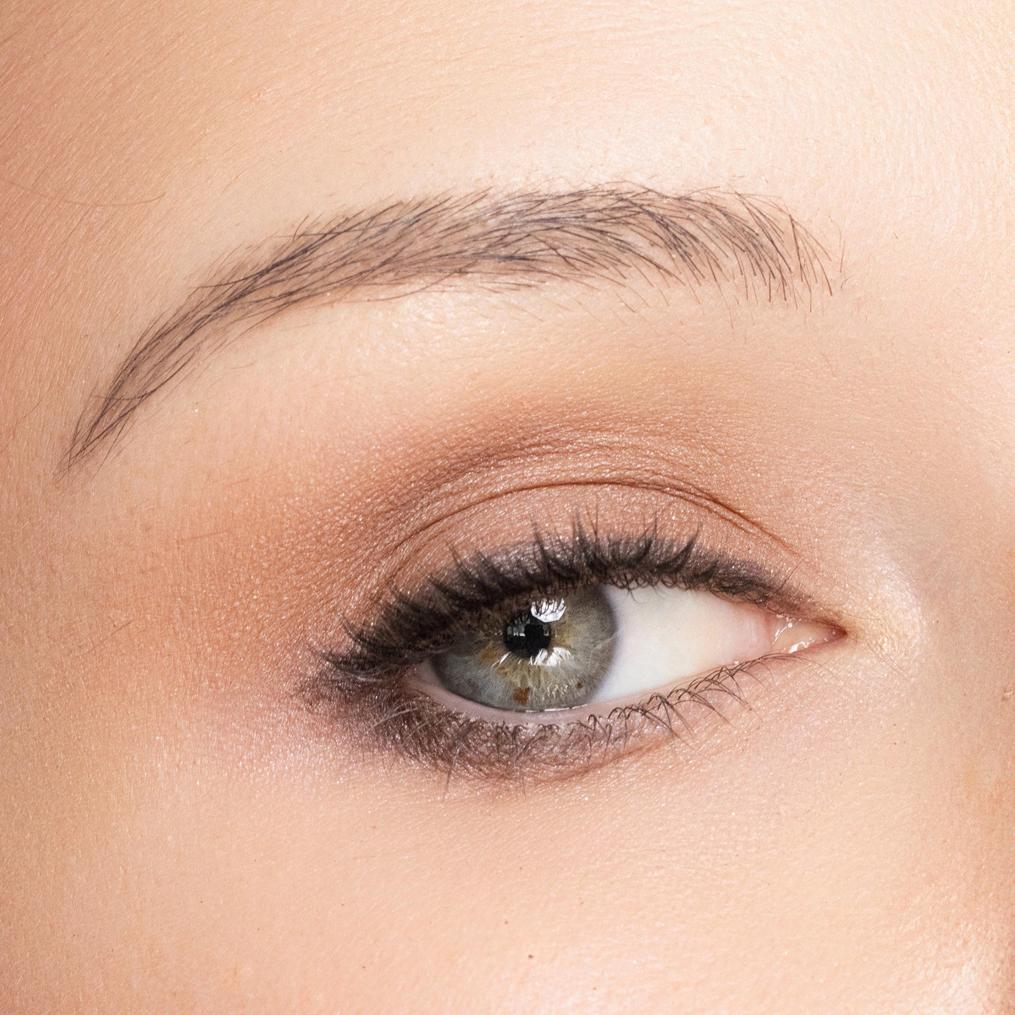 Close-up of a person's eye with paris nights eye definer makeup