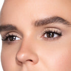 Close-up of a person's eyes with color bone eyeshadow