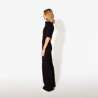 Cassandra The Flared Jumpsuit in Blackest