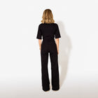 Cassandra The Flared Jumpsuit in Blackest